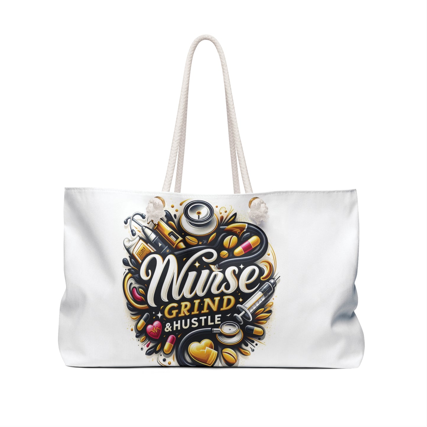 Nurse Grind and Hustle Weekender Tote