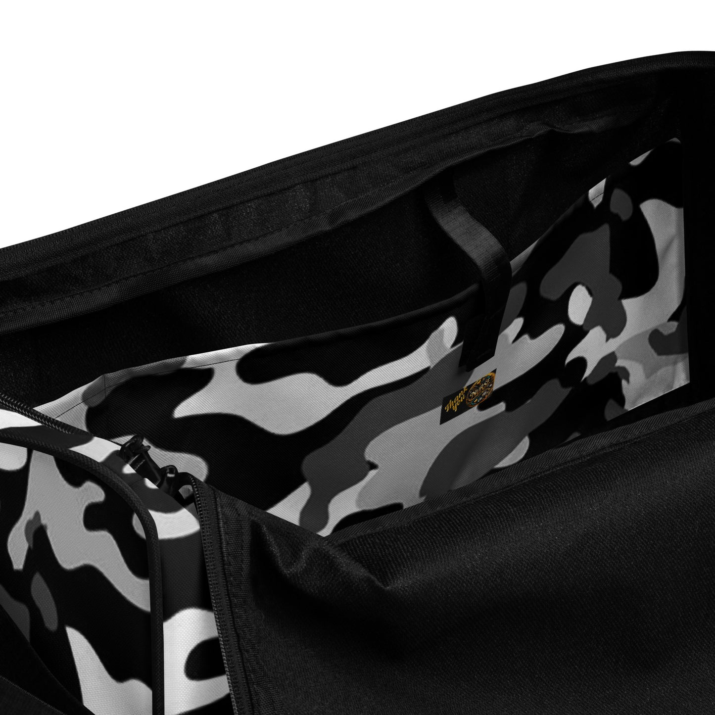 Duffle bag - BLACK & WHITE CAMO