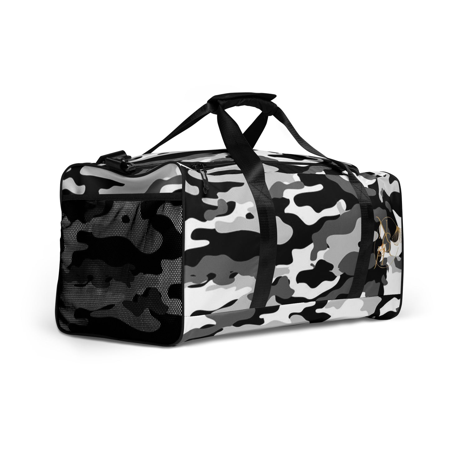 Duffle bag - BLACK & WHITE CAMO