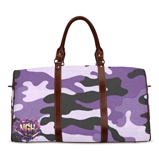 purple camo weekender Travel Bag