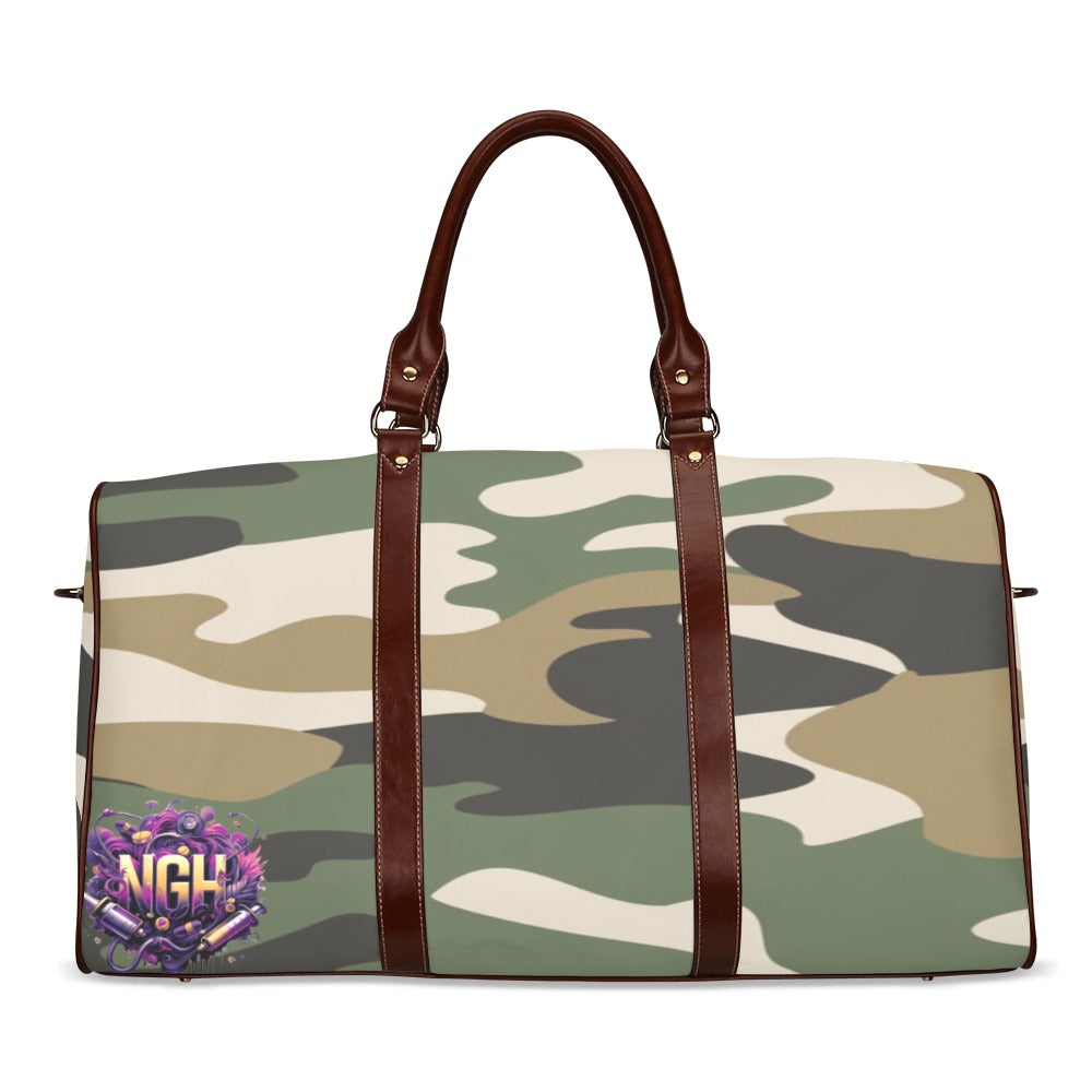 Camo weekend duffle bag