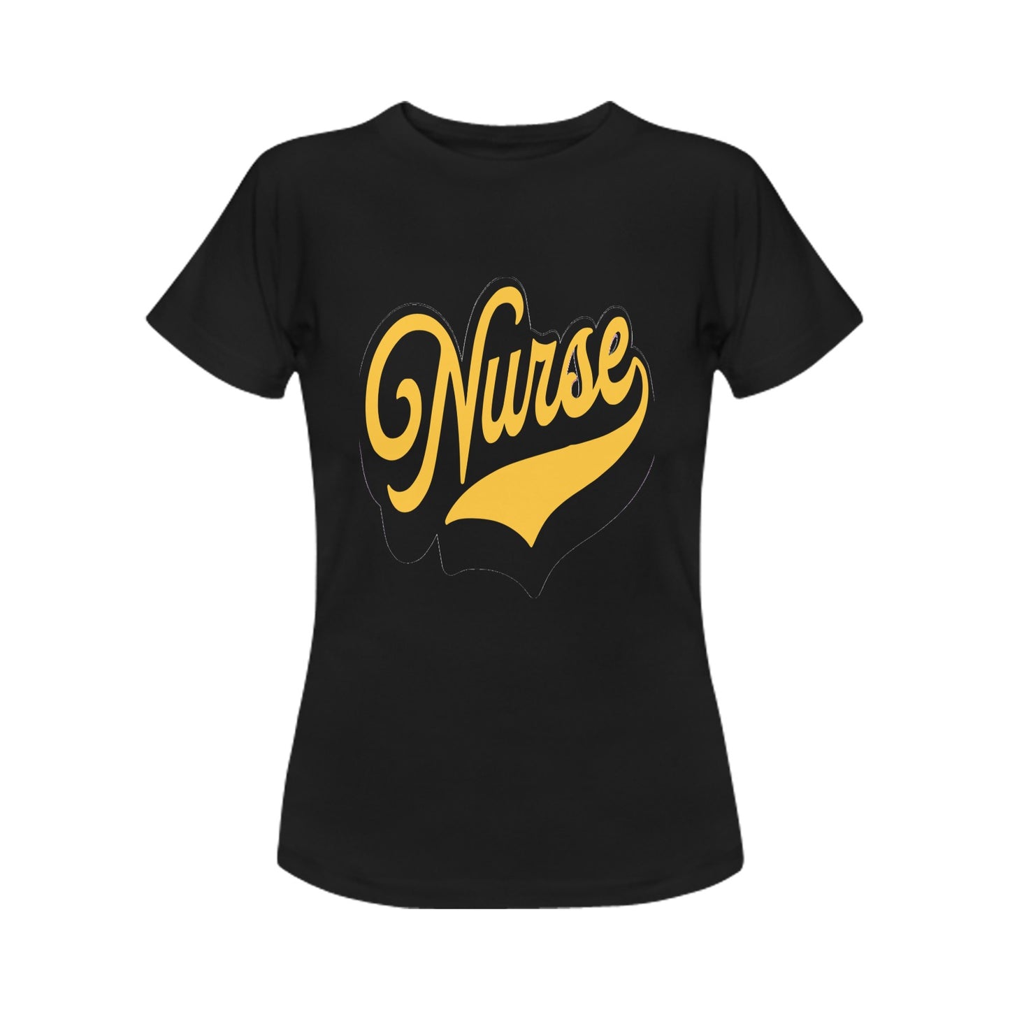 NURSE - black and yellow collegiate style