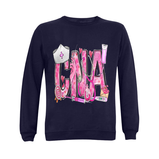 CNA LOVE-navy Crewneck Sweatshirt