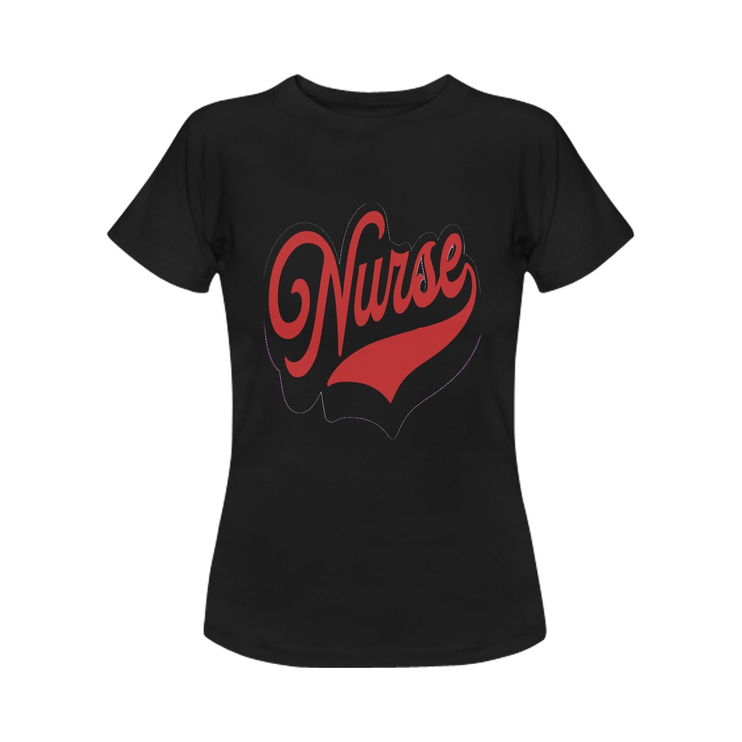 red and black nurse collegiate style
