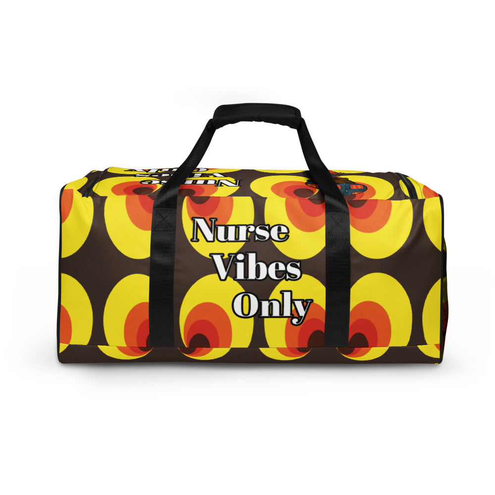 Duffle bag - YELLOW AND ORANGE CIRCLES