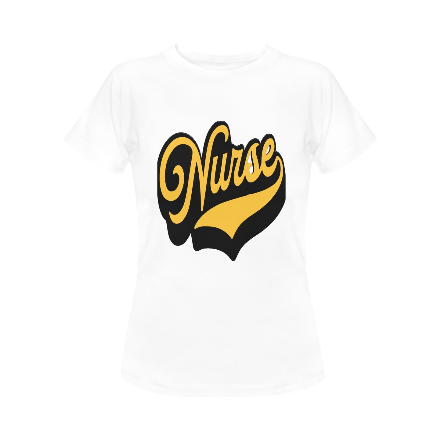 NURSE - black and yellow collegiate style