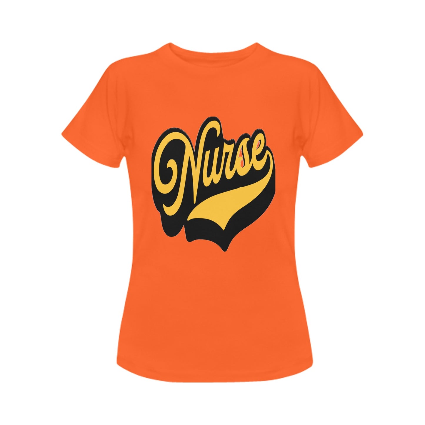 NURSE - black and yellow collegiate style