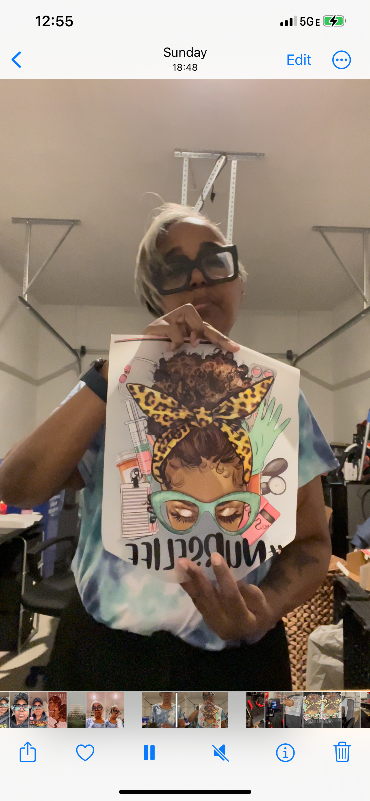 Afro puff nurse life t-shirt
