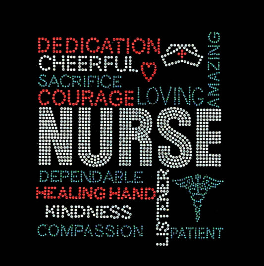 Descriptive words around nurse