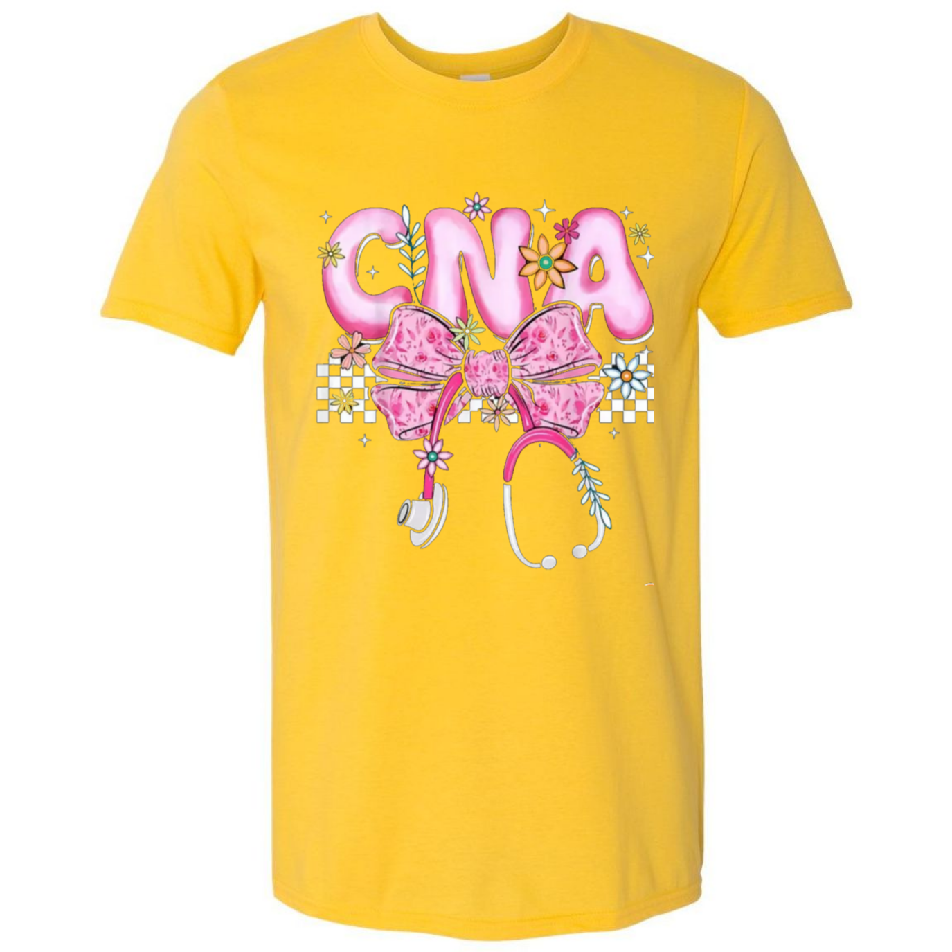 CNA with bow and stethscope