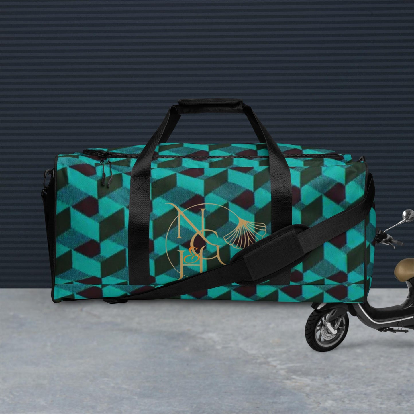 Duffle bag - optical illusion