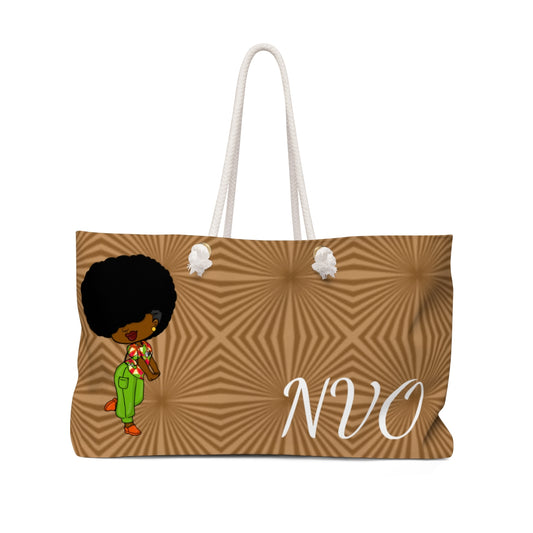 Weekender Bag brown/lime