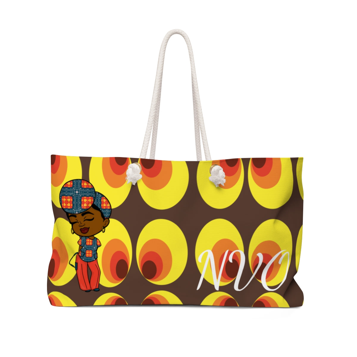 Weekender Bag brown/orange