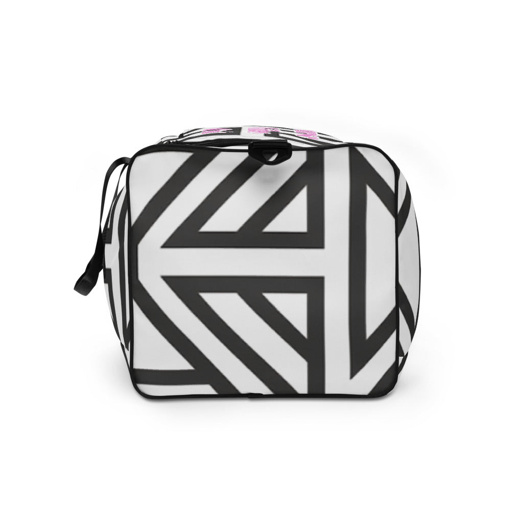 Duffle bag - BLACK AND WHITE STRIPES