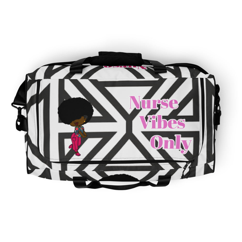 Duffle bag - BLACK AND WHITE STRIPES