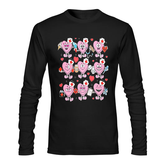 Bunch of Hearts black tshirt