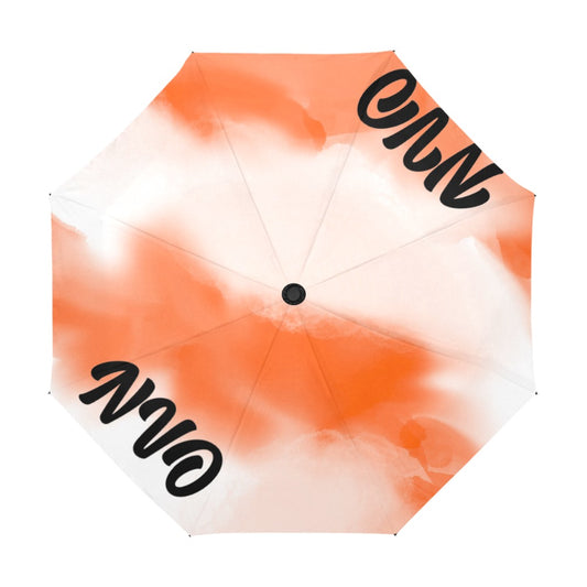 Orange Creamsicle   Anti-UV Auto-Foldable Umbrella