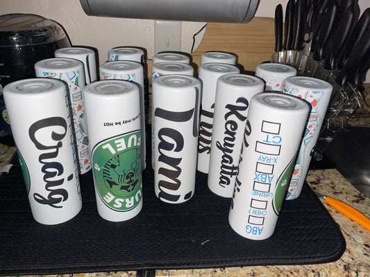 Nurse fuel water bottle